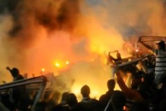 Eintracht Pyro in Nürnberg Eintracht Pyro in Nürnberg